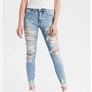 American Eagle Shattered Breeze Jeans